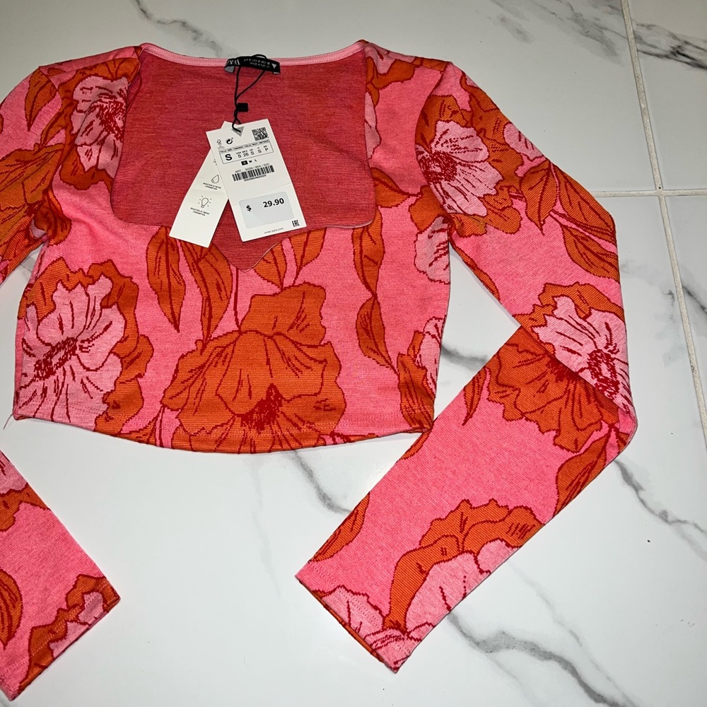 ZARA long sleeve top